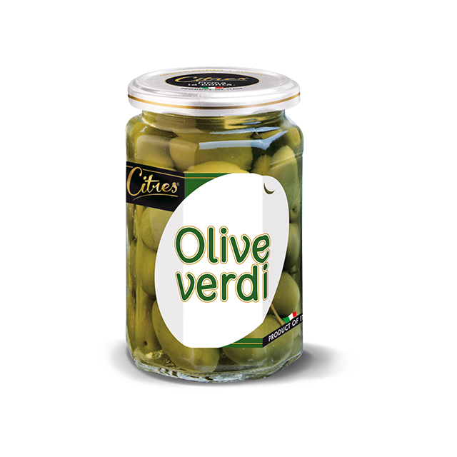 Grüne Oliven Citres